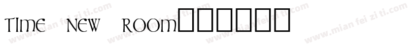 time new room字体转换